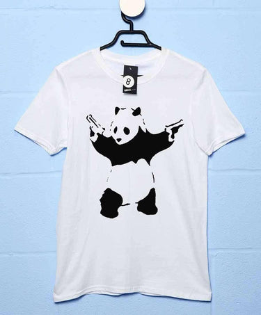 Banksy Panda Unisex T-Shirt 8Ball